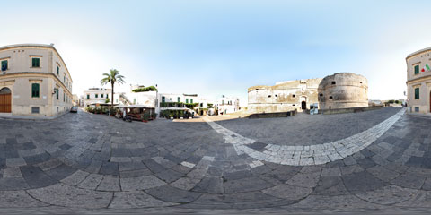 Otranto panoramica a 360° del Castello Aragonese - Forte a Mare