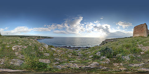 Torre Uluzzo - foto panoramica immersiva VR a 360°
