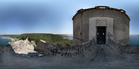 Porto Selvaggio, Torre dell'Alto con visione panoramica a 360°